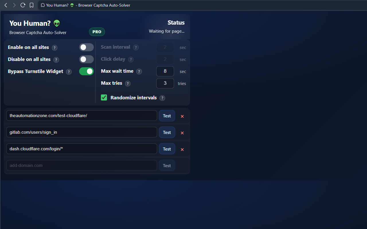 You Human? 👽 - Cloudflare Challenge Auto Solver (Chrome Extension) - Image 2
